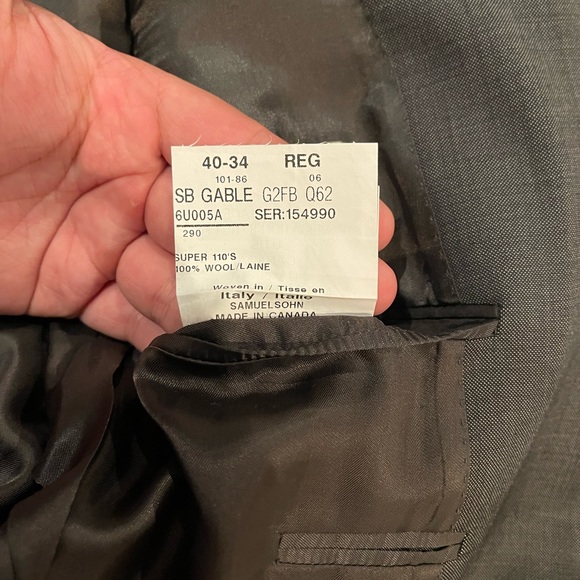 Brand new Samuelsohn suit - Picture 3 of 4